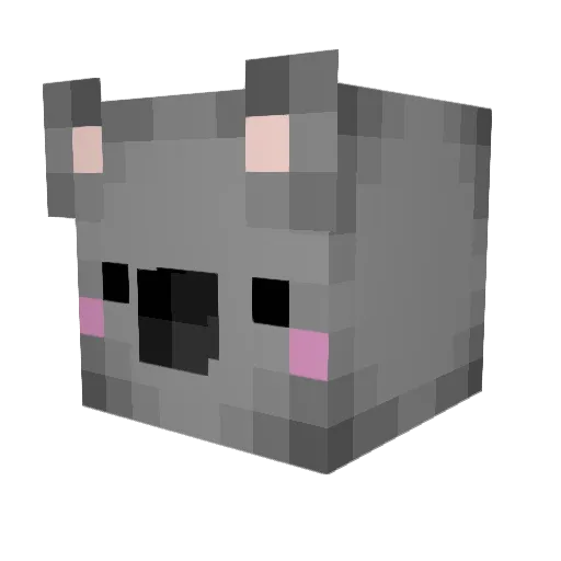 Wimme006 Minecraft avatar head, 3D render