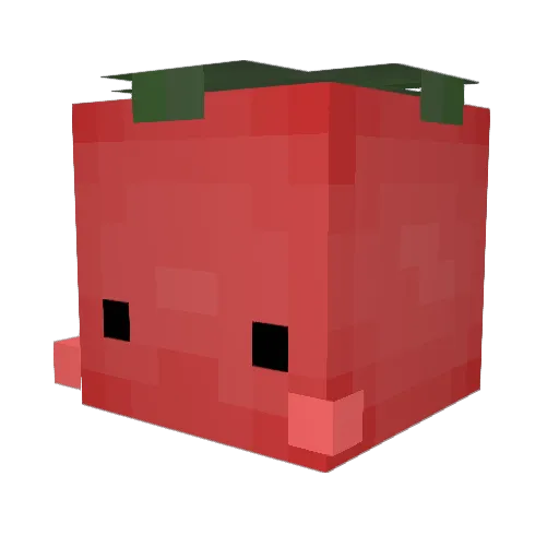 Wimu Minecraft avatar head, 3D render