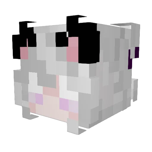 WinIron_15 Minecraft avatar head, 3D render
