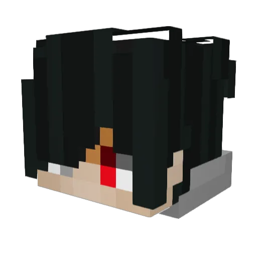 WinTieR Minecraft avatar head, 3D render