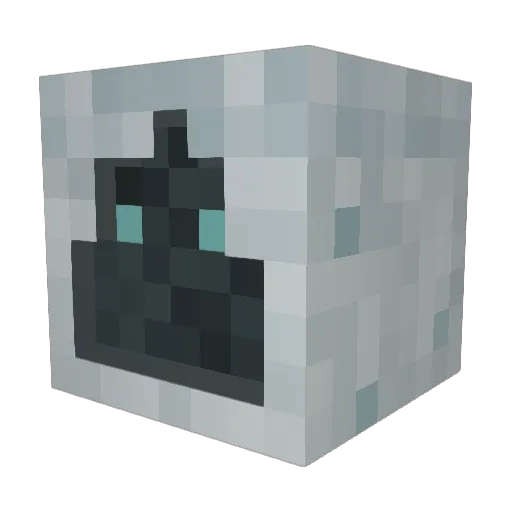 WindBane Minecraft avatar head, 3D render