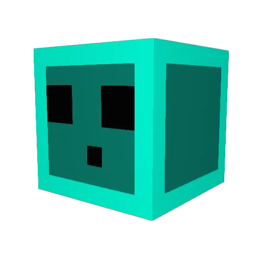 WindDanny Minecraft avatar head, 3D render