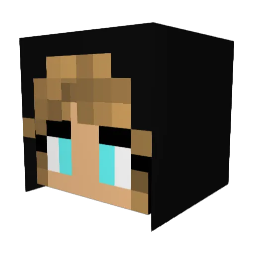 WindHDM Minecraft avatar head, 3D render