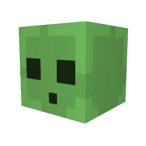 WindIsSilent Minecraft avatar head, 3D render