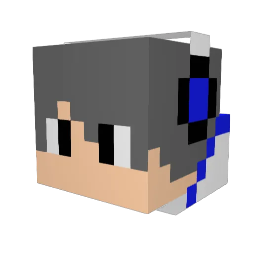 Wind_God Minecraft avatar head, 3D render
