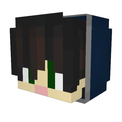 Wind_Rabbit Minecraft avatar head, 3D render