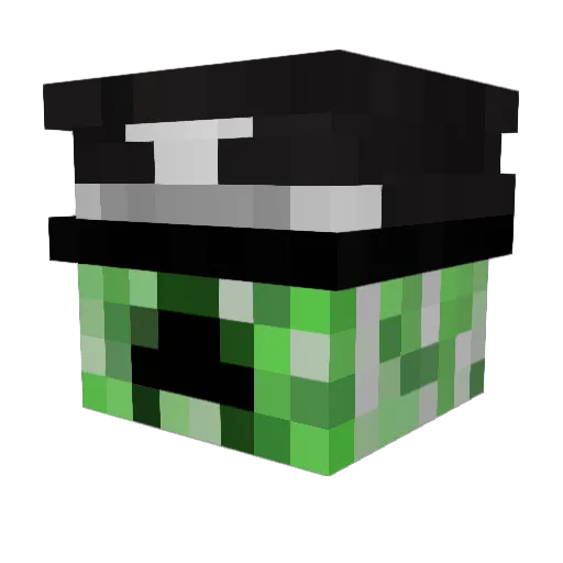 Wind_chiller Minecraft avatar head, 3D render