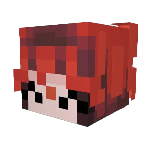 Wind_gods Minecraft avatar head, 3D render