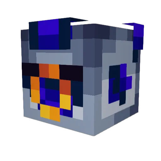 WinderList Minecraft avatar head, 3D render