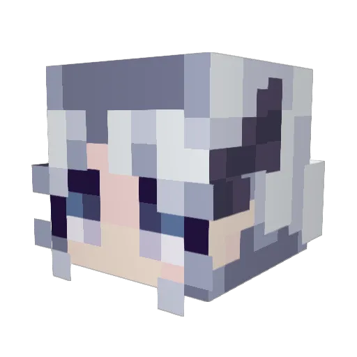 Winderil Minecraft avatar head, 3D render
