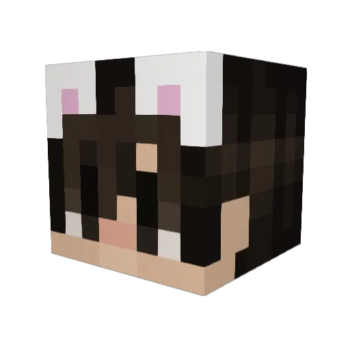 Windigo_ Minecraft avatar head, 3D render