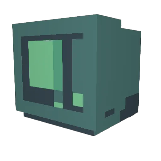 Windreg1 Minecraft avatar head, 3D render
