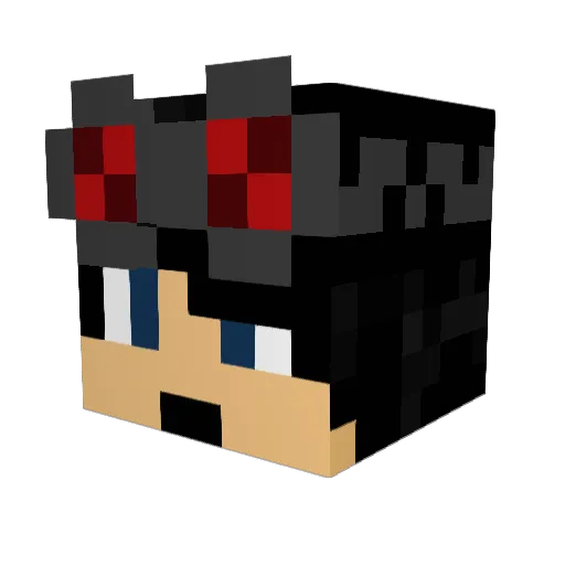 Windsign99 Minecraft avatar head, 3D render
