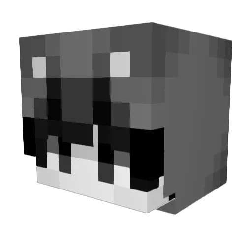 WindsorTreaty Minecraft avatar head, 3D render