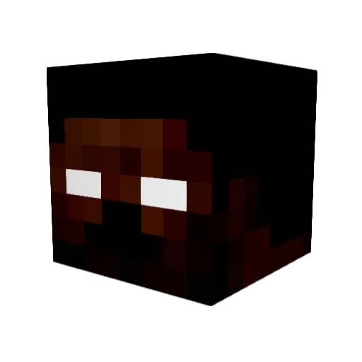 Windston_ Minecraft avatar head, 3D render