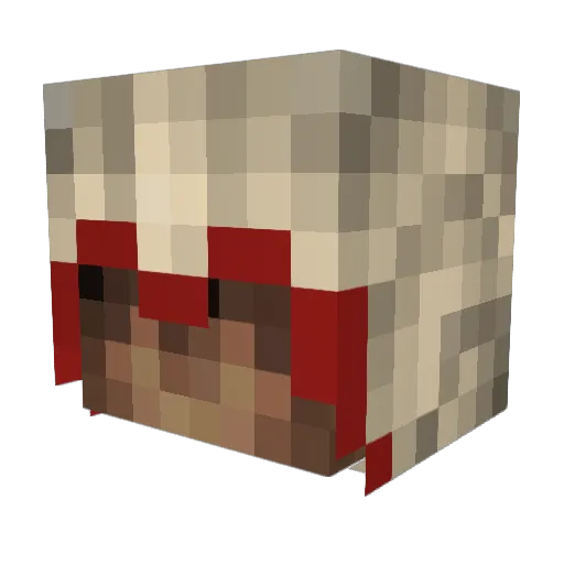 Windtunnle Minecraft avatar head, 3D render
