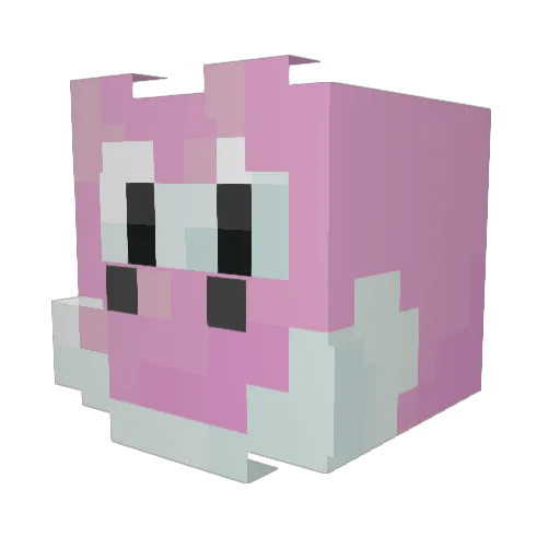 Windu20 Minecraft avatar head, 3D render