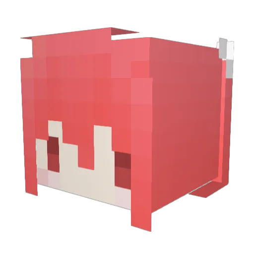 WindxZero Minecraft avatar head, 3D render