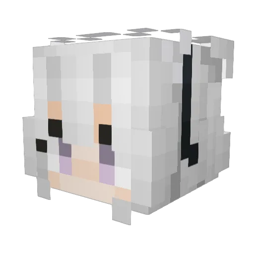 Windy2034 Minecraft avatar head, 3D render