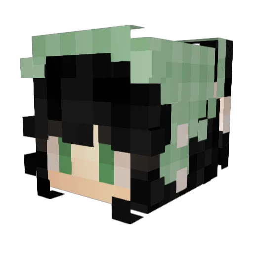 Windyprincess7 Minecraft avatar head, 3D render
