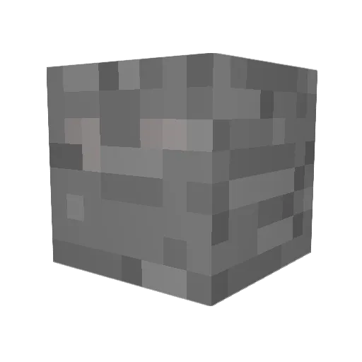 WineFlu Minecraft avatar head, 3D render
