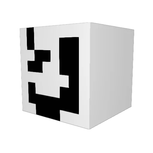 WingDing_gaster3 Minecraft avatar head, 3D render