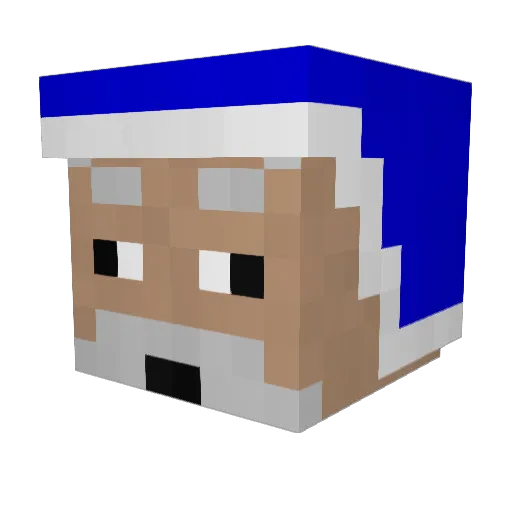 WingJai Minecraft avatar head, 3D render