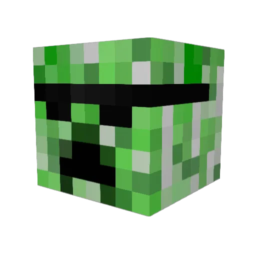 WingSoon Minecraft avatar head, 3D render