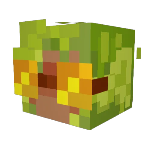 WingedCreature Minecraft avatar head, 3D render