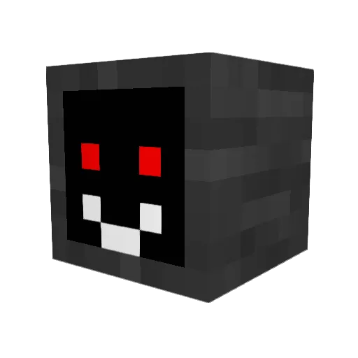 WingedDash Minecraft avatar head, 3D render