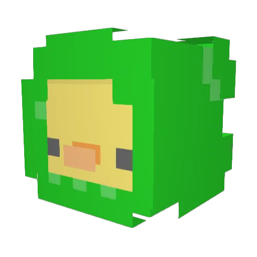 WingedMoney5222 Minecraft avatar head, 3D render
