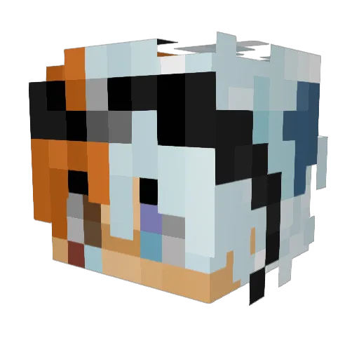 Minecraft-Avatar von Winglet: Kopf als 3D-Render