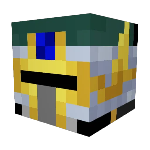 Wings_TW Minecraft avatar head, 3D render