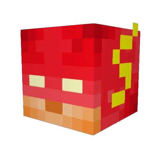 Winkles22 Minecraft avatar head, 3D render