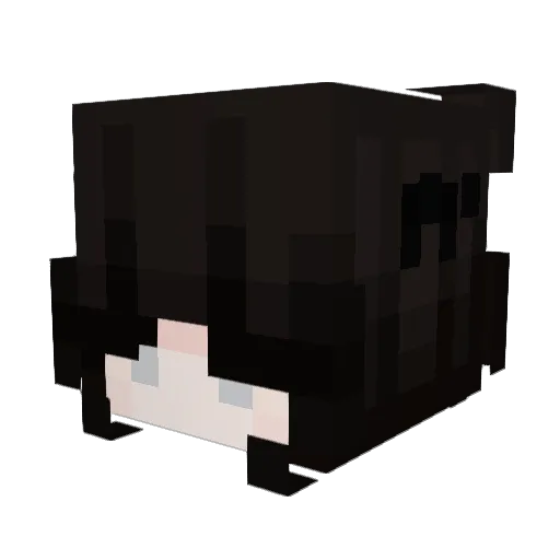 Winkypinkyy Minecraft avatar head, 3D render