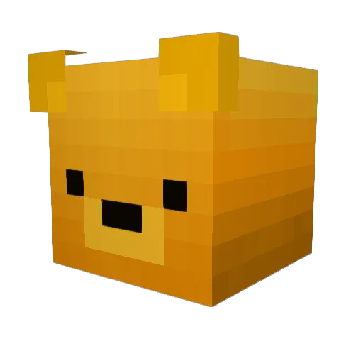 WinnYPhu Minecraft avatar head, 3D render