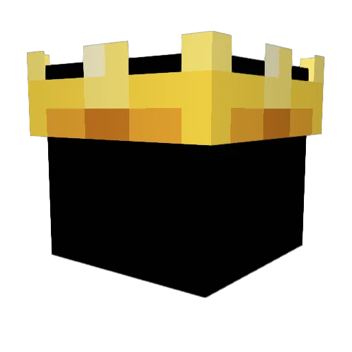 WinnerGOD Minecraft avatar head, 3D render