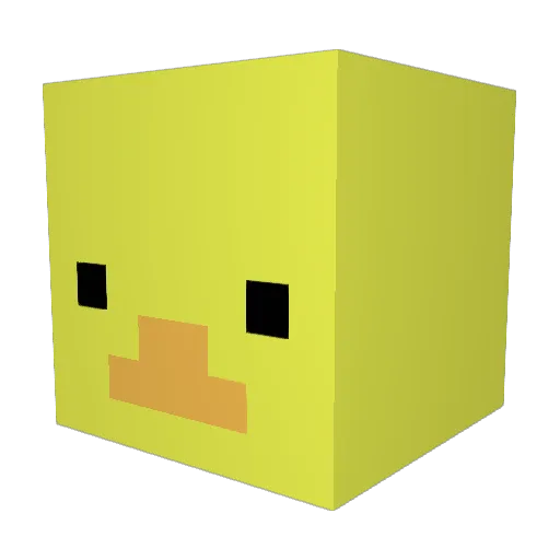 WinnerXTheReal Minecraft avatar head, 3D render
