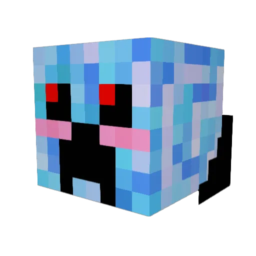 Winnetou30 Minecraft avatar head, 3D render