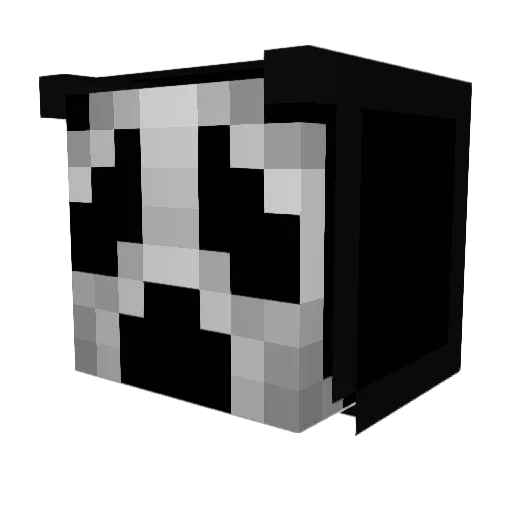 WinnieThePootin Minecraft avatar head, 3D render