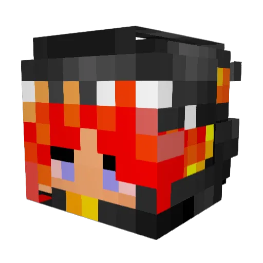 WinnySWings Minecraft avatar head, 3D render