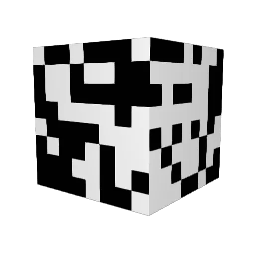 Winnyyyy Minecraft avatar head, 3D render