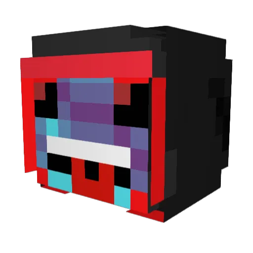 WinsomeCap70518 Minecraft avatar head, 3D render