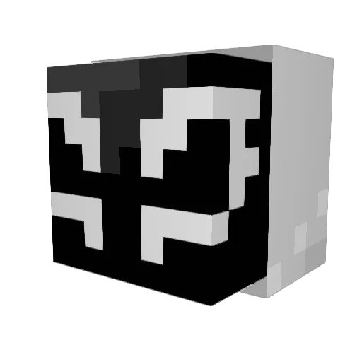 Winston_65 Minecraft avatar head, 3D render