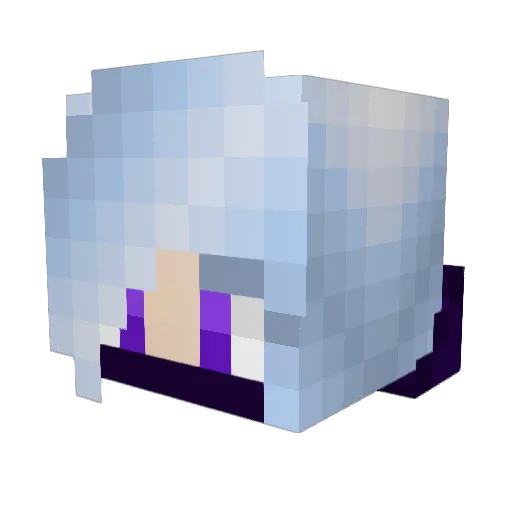 Winter21234 Minecraft avatar head, 3D render