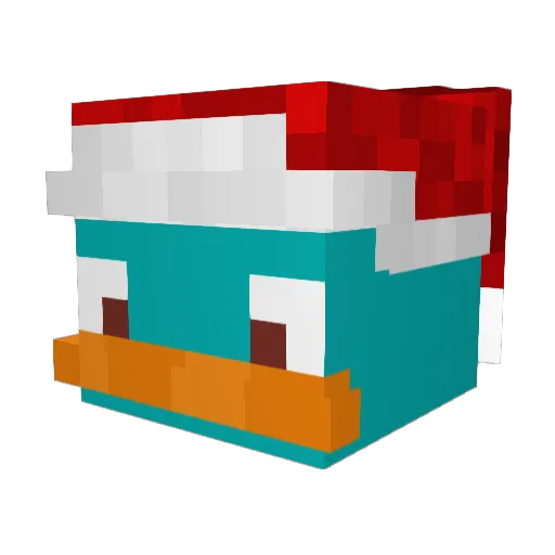 WinterMarker415 Minecraft avatar head, 3D render