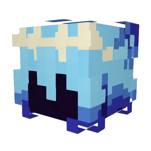 WinterPact Minecraft avatar head, 3D render