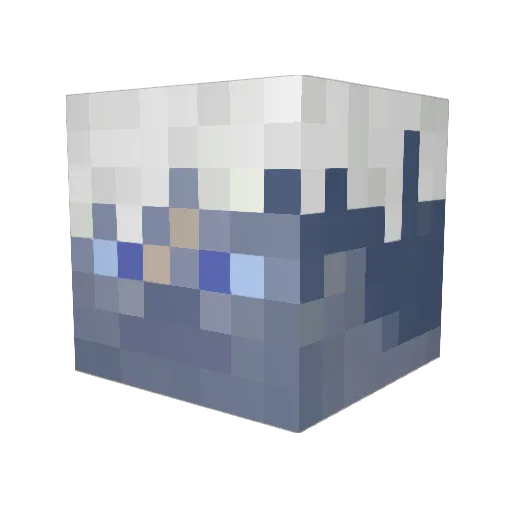 WinterSenon Minecraft avatar head, 3D render