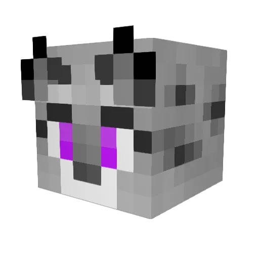 WinterSinclair Minecraft avatar head, 3D render