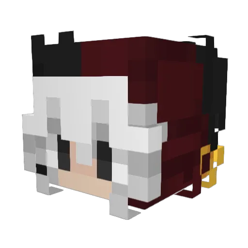 WinterSteam3063 Minecraft avatar head, 3D render